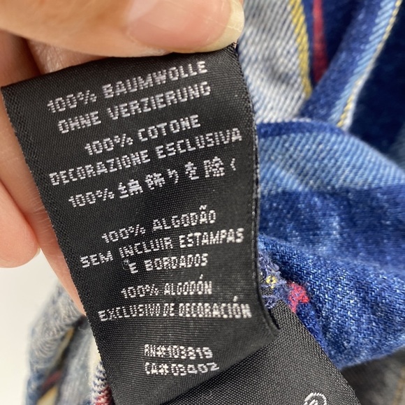 Harley Davidson button up short sleeve plaid semi distressed logo front n back - Picture 12 of 12